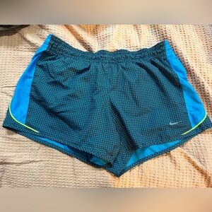Women’s Nike Dri Fit Blue Running Shorts